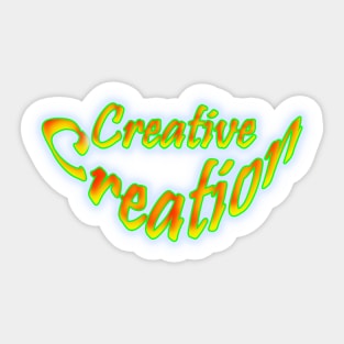 Creative Creation Neon Colored Sticker